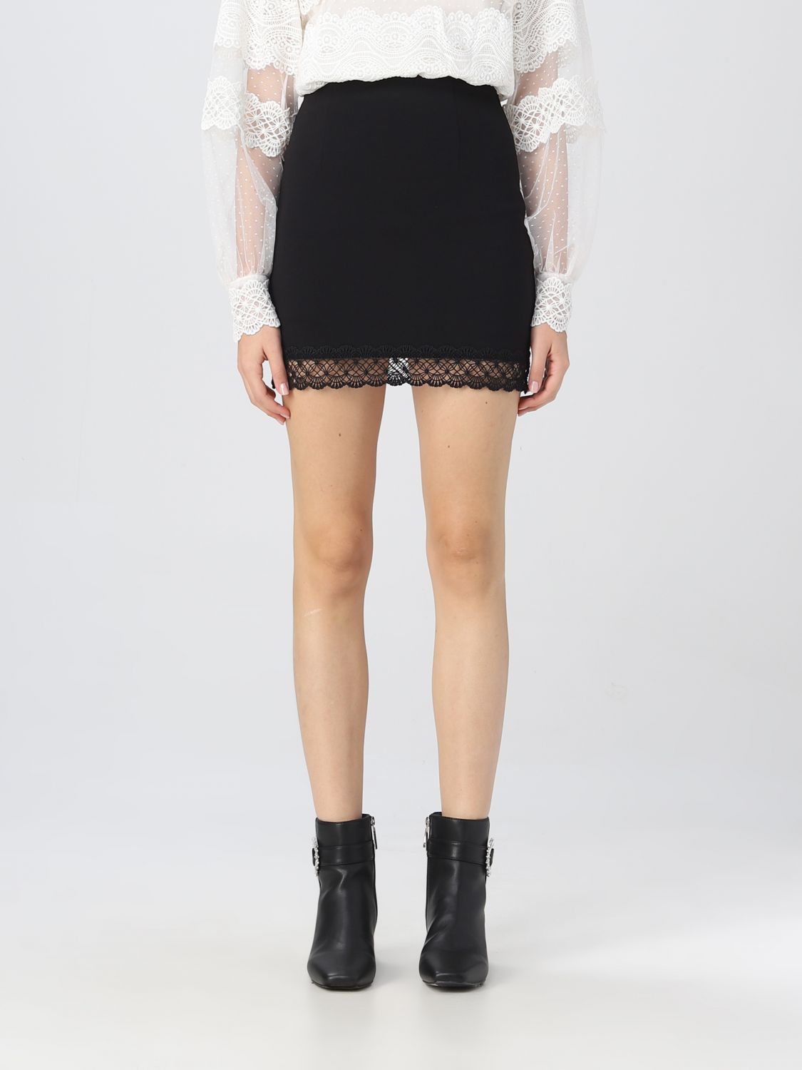 Twinset Skirt For Woman Black Twinset Skirt 222tp2313 Online At Gigliocom 7163