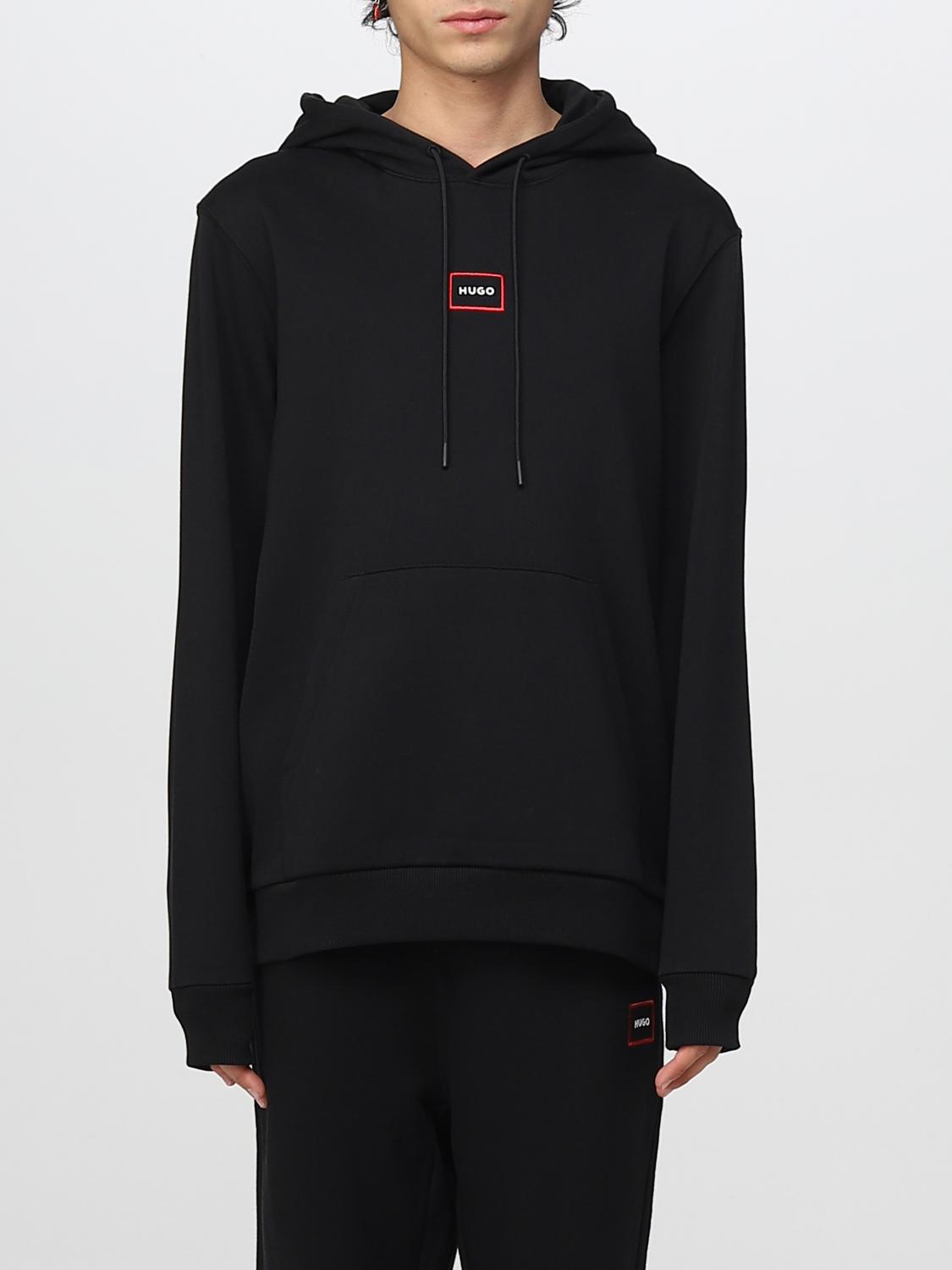 HUGO sweatshirt for man Black Hugo sweatshirt 50481327 online at