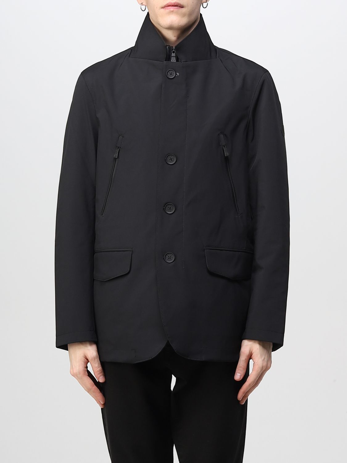 PEOPLE OF SHIBUYA: jacket for man - Black | People Of Shibuya jacket ...