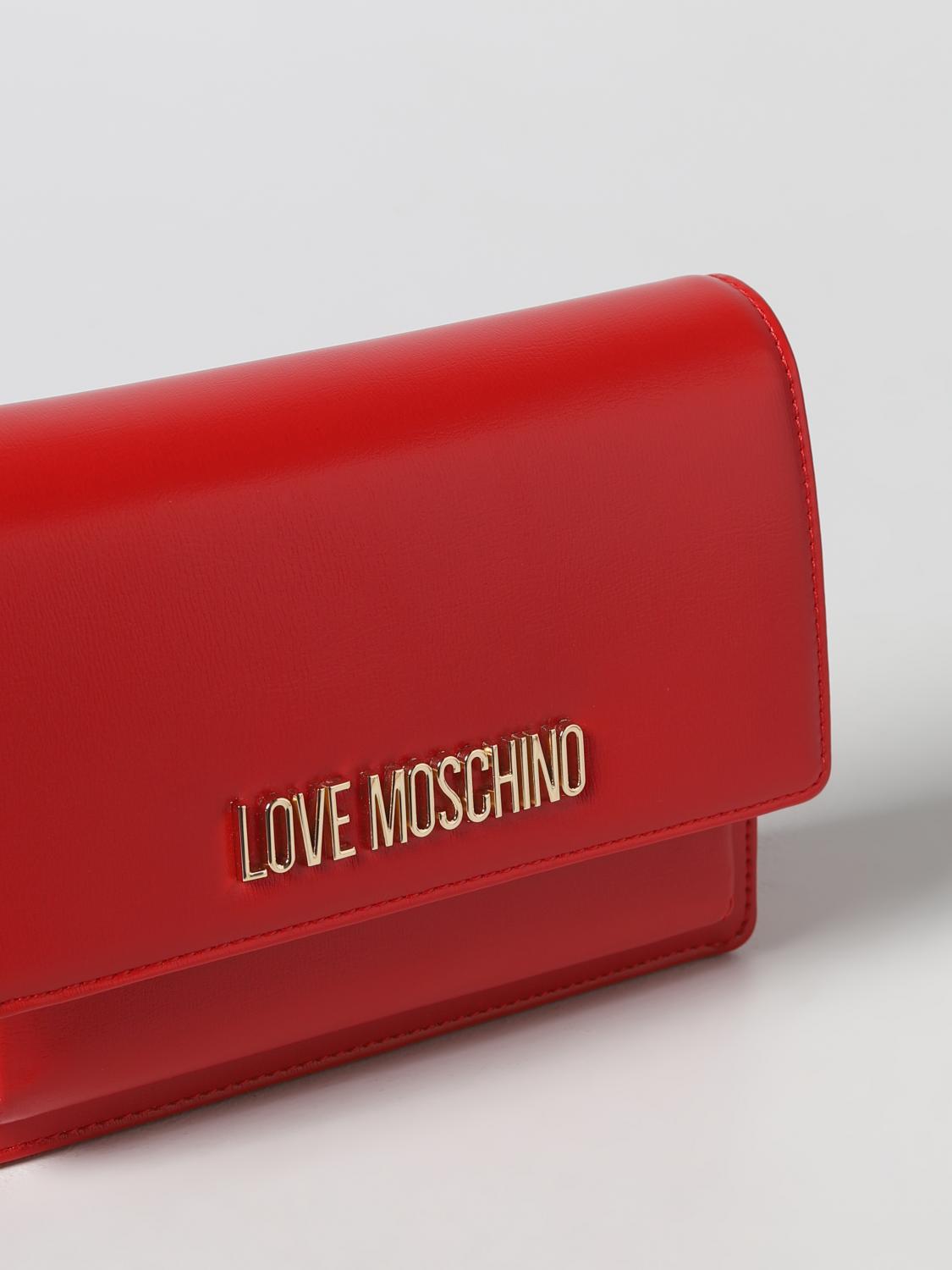 LOVE MOSCHINO crossbody bags for woman Red Love Moschino crossbody bags JC4095PP1FLL0