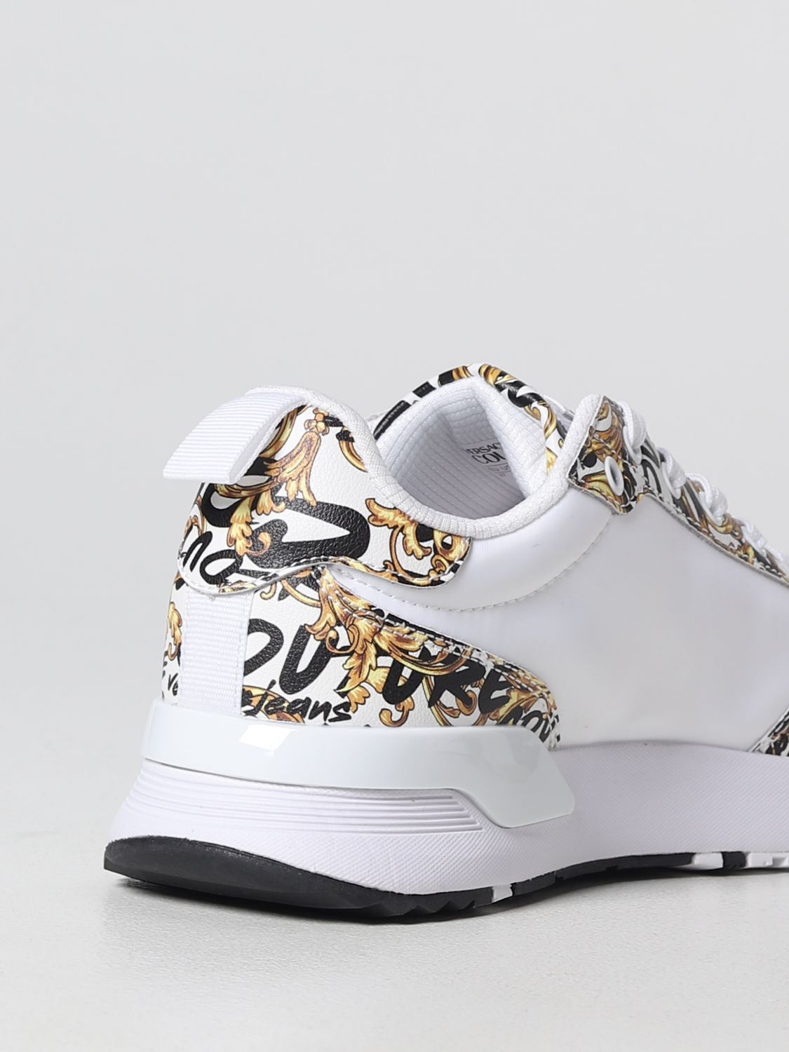 VERSACE JEANS COUTURE: sneakers for women - White | Versace Jeans ...