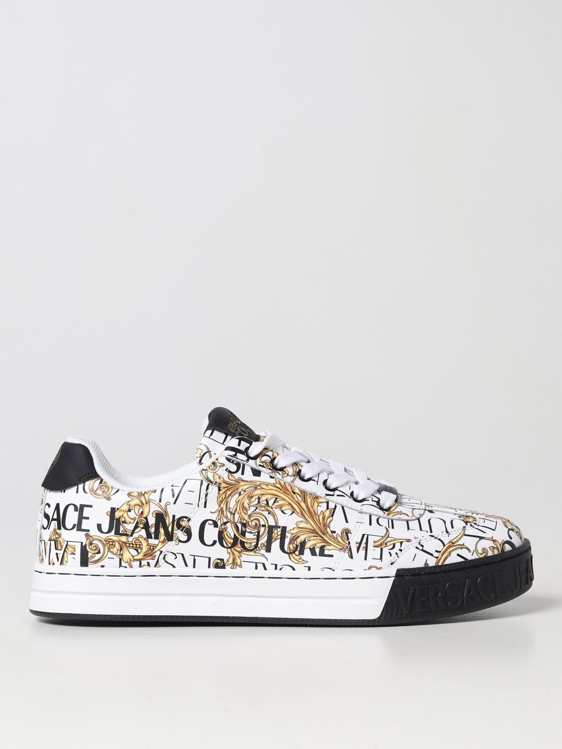 VERSACE JEANS COUTURE SNEAKERS VERSACE JEANS COUTURE MEN COLOR WHITE,d69016001
