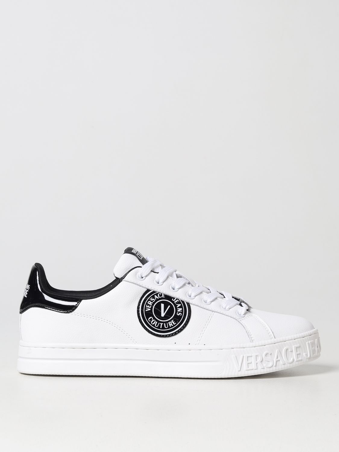 VERSACE JEANS COUTURE: sneakers for man - White | Versace Jeans Couture ...