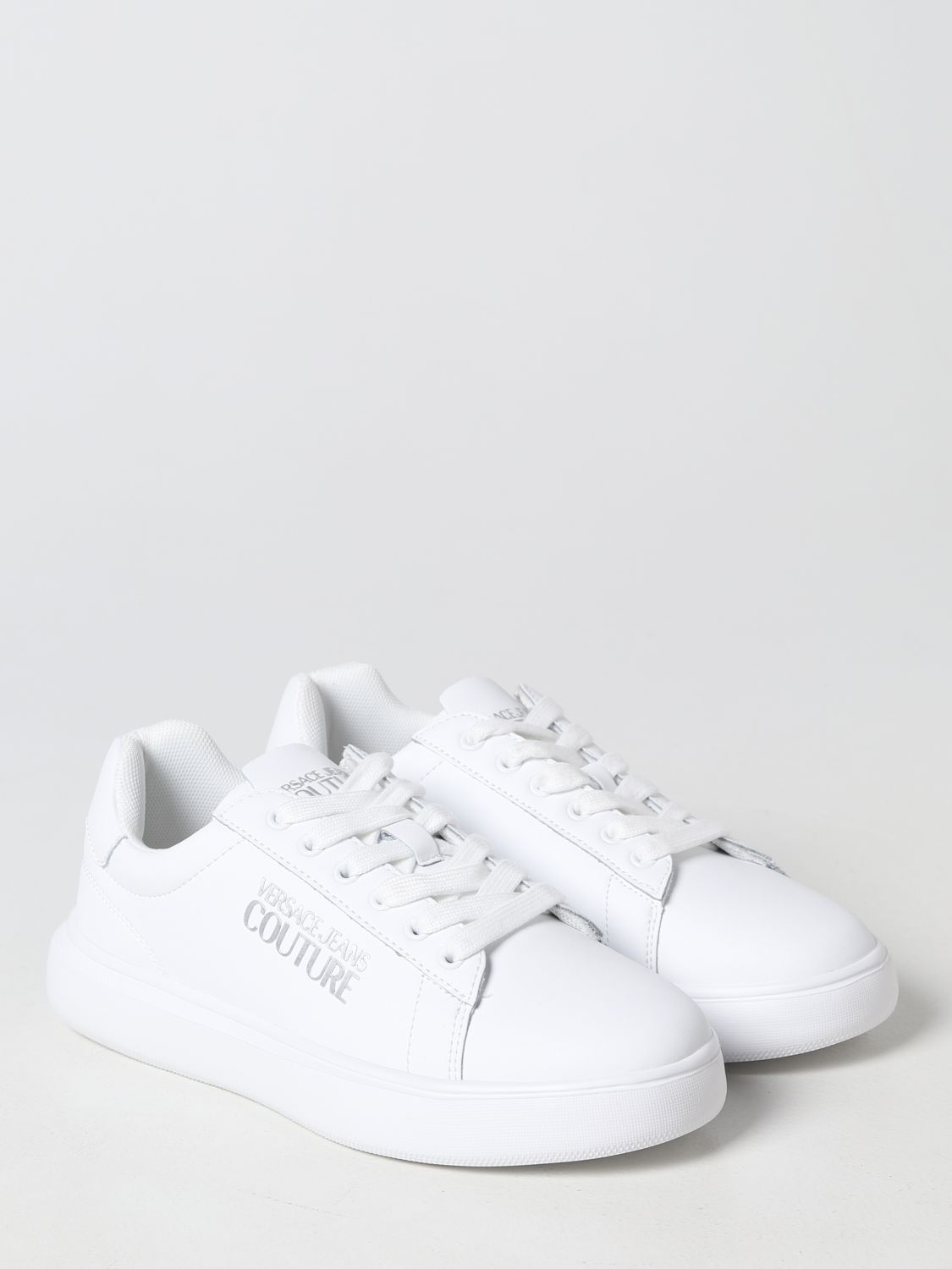 VERSACE JEANS COUTURE: sneakers for woman - White | Versace Jeans