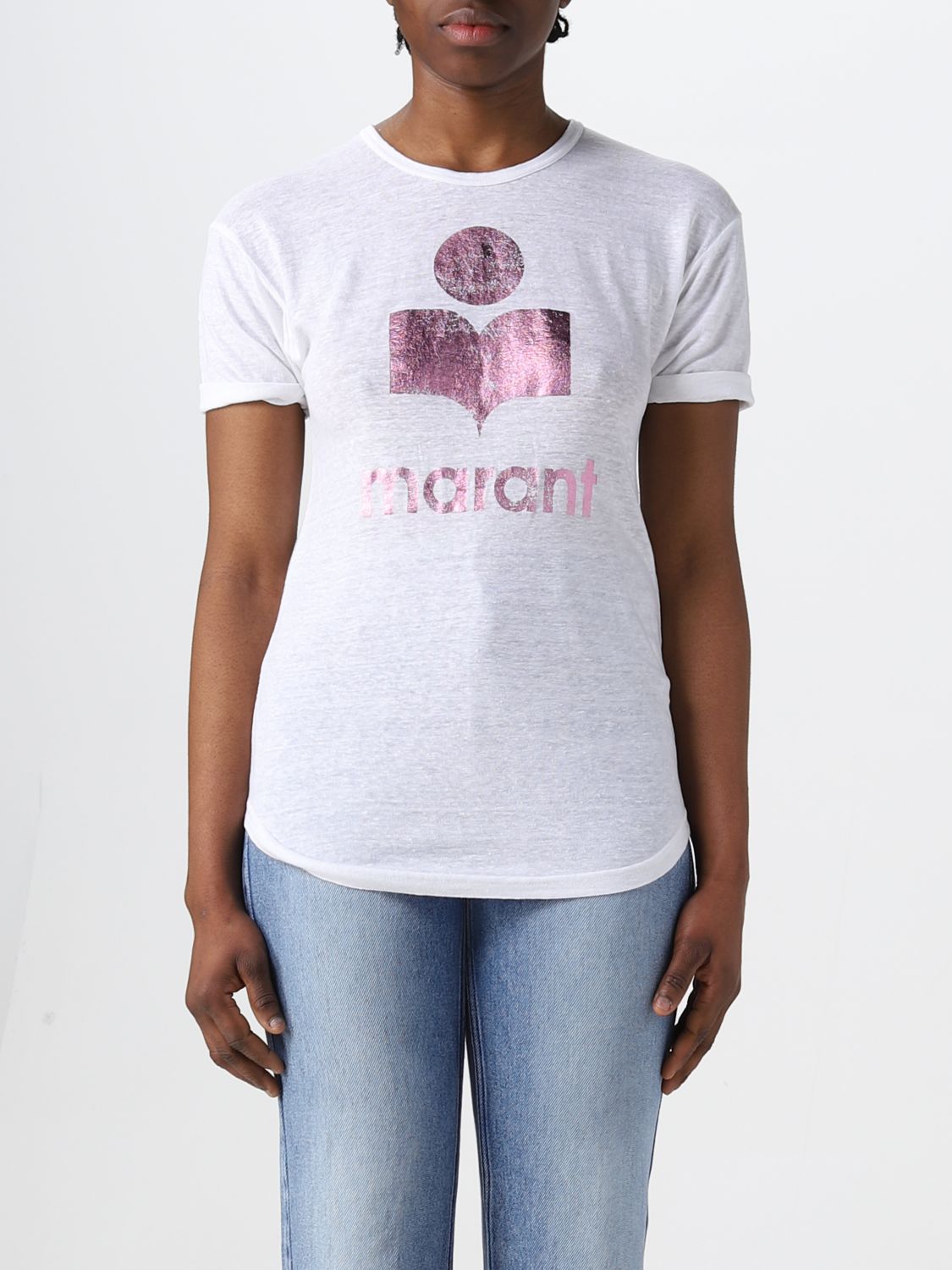 ISABEL MARANT for woman - Pink | Isabel Etoile t- shirt TS0004FAA1N10E online on