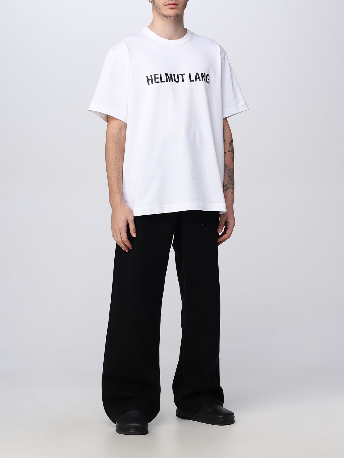 T-shirt Helmut Lang: T-shirt Helmut Lang homme blanc 2