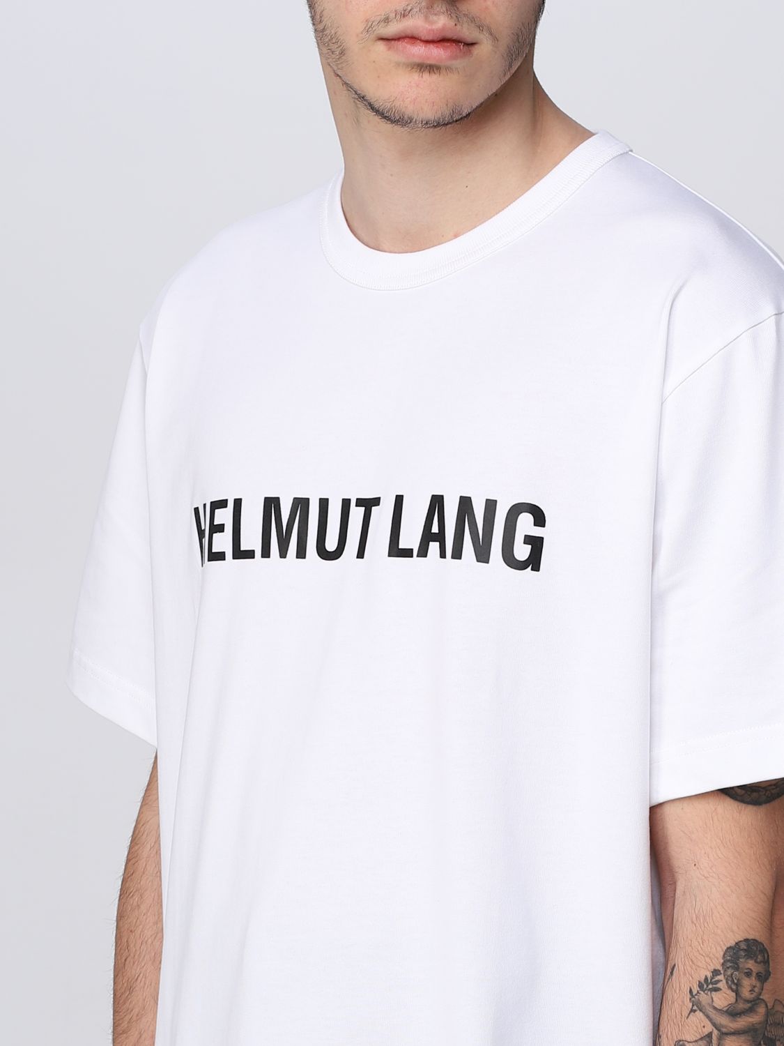 T-shirt Helmut Lang: T-shirt Helmut Lang in cotone bianco 4