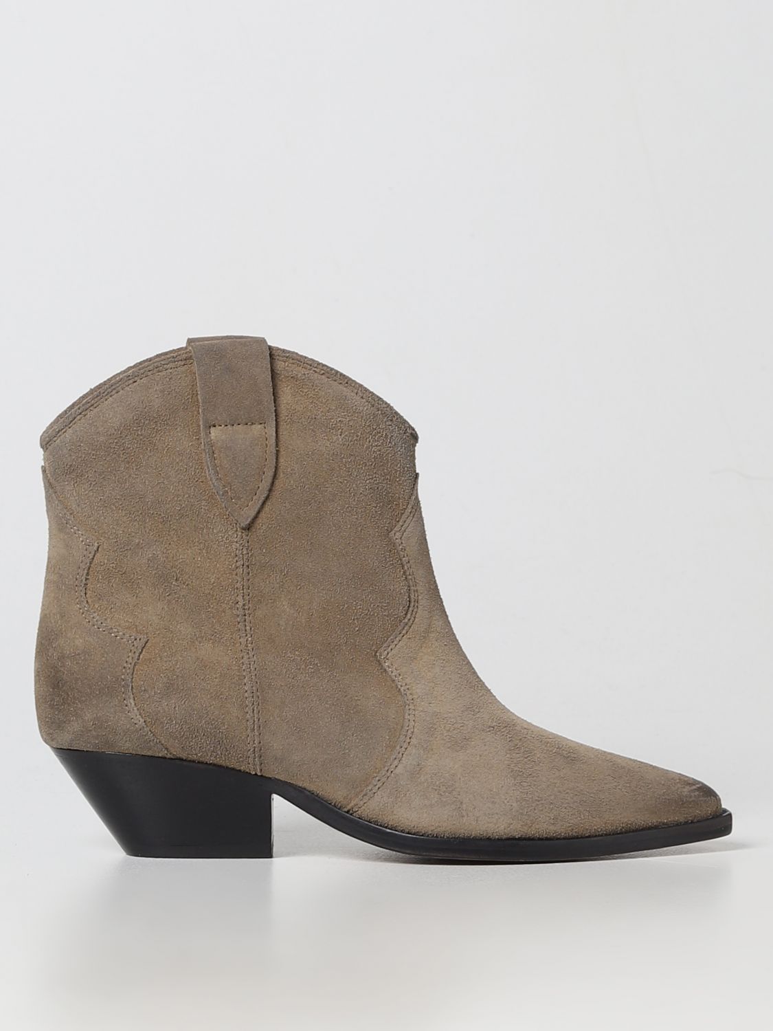 getuige handtekening Vaardig ISABEL MARANT: flat ankle boots for woman - Dove Grey | Isabel Marant flat  ankle boots BO0002FAA1A03S online on GIGLIO.COM