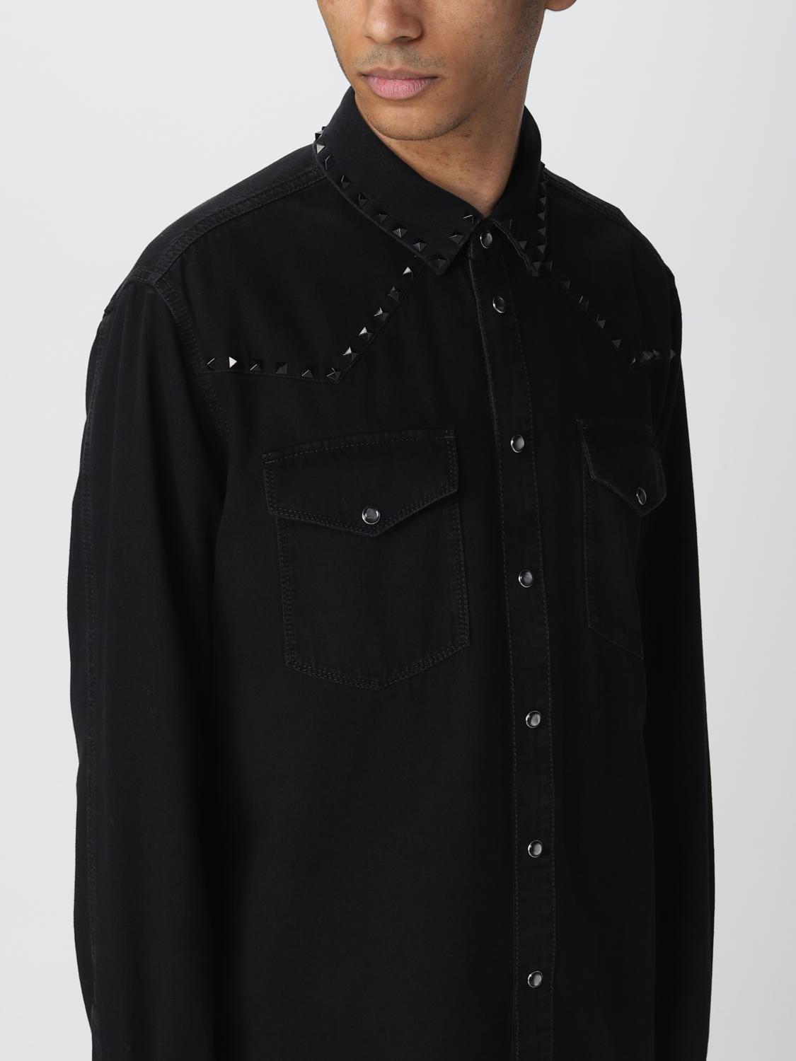 Shirt Valentino: Valentino shirt for man black 5