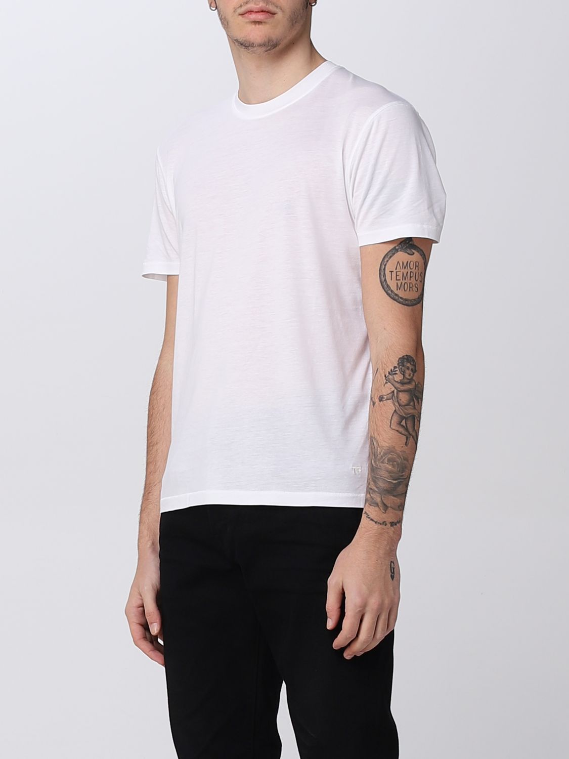 TOM FORD: t-shirt for man - White | Tom Ford t-shirt JCS004JMT002S23 online  on 