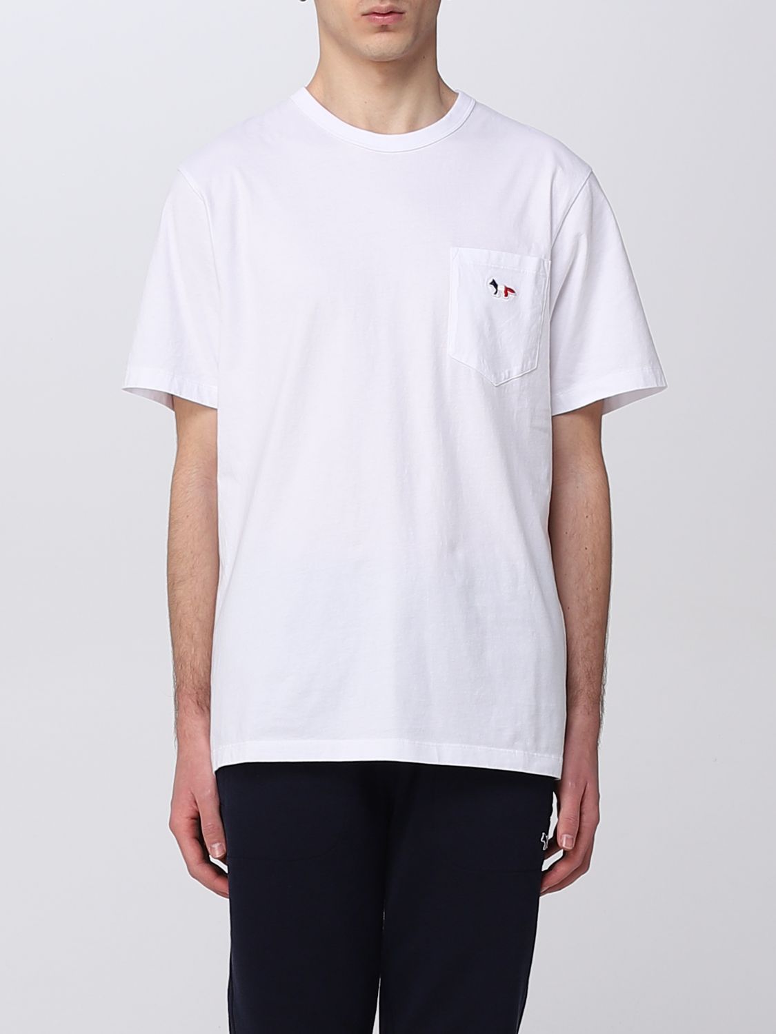 MAISON KITSUNÉ: t-shirt for man - White | Maison Kitsuné t-shirt ...