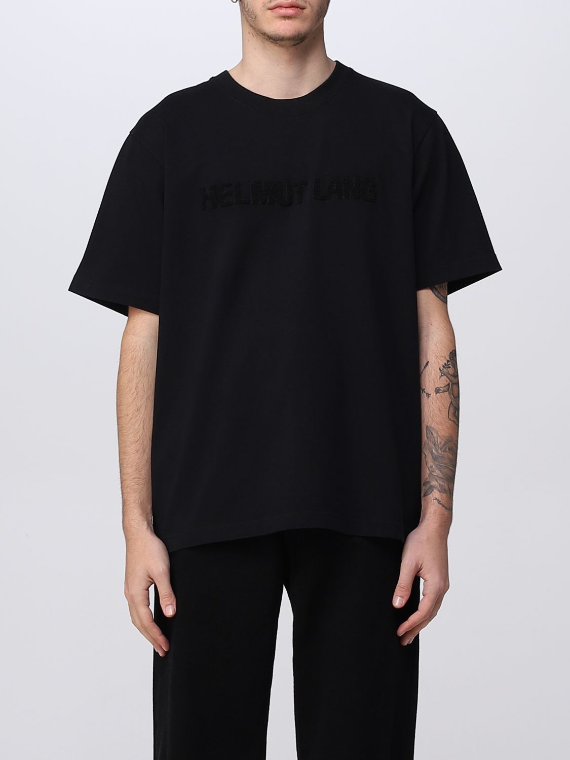 HELMUT LANG: t-shirt for man - Black | Helmut Lang t-shirt M10HM507 ...