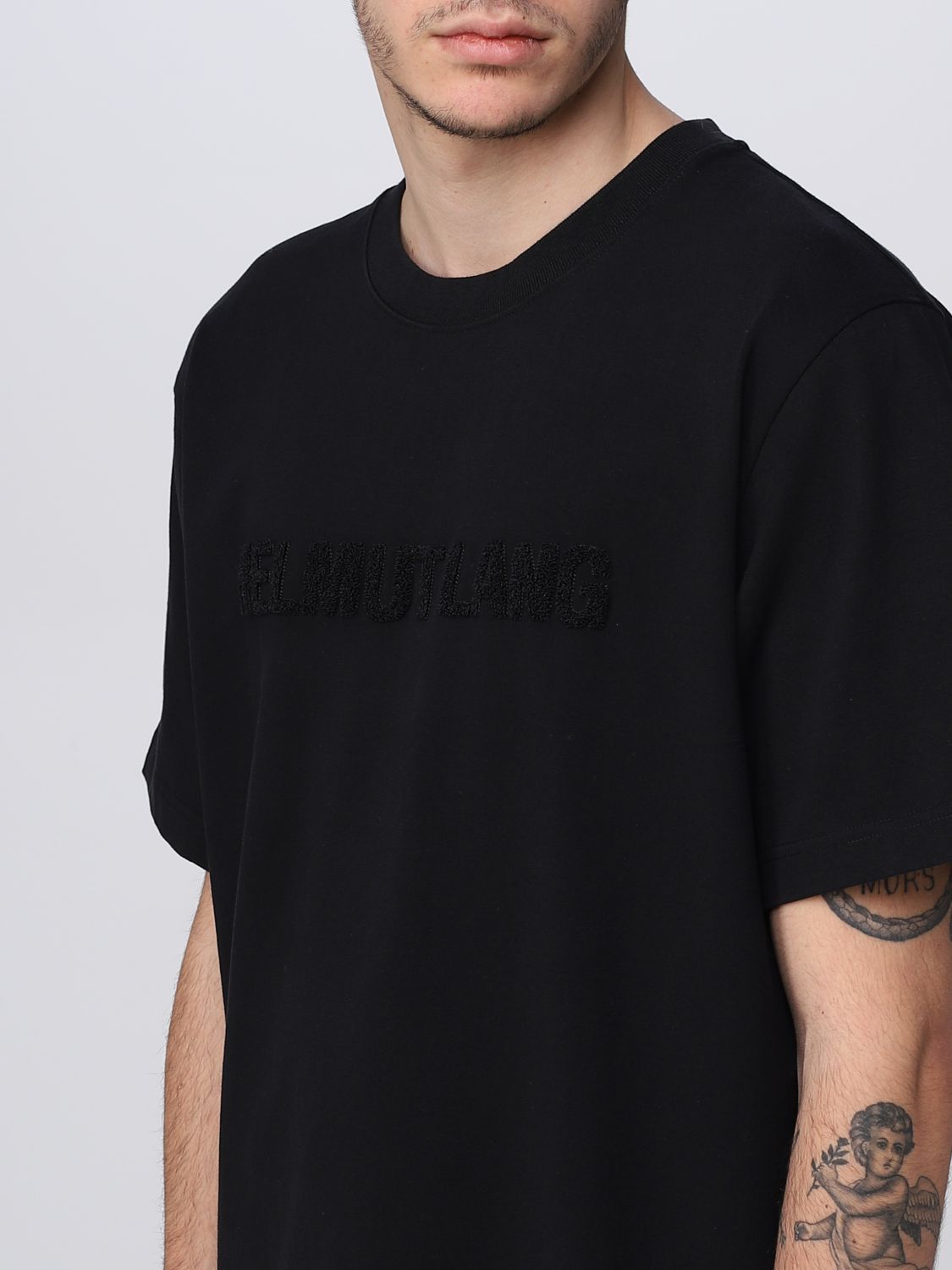 T-shirt Helmut Lang: T-shirt Helmut Lang homme noir 4