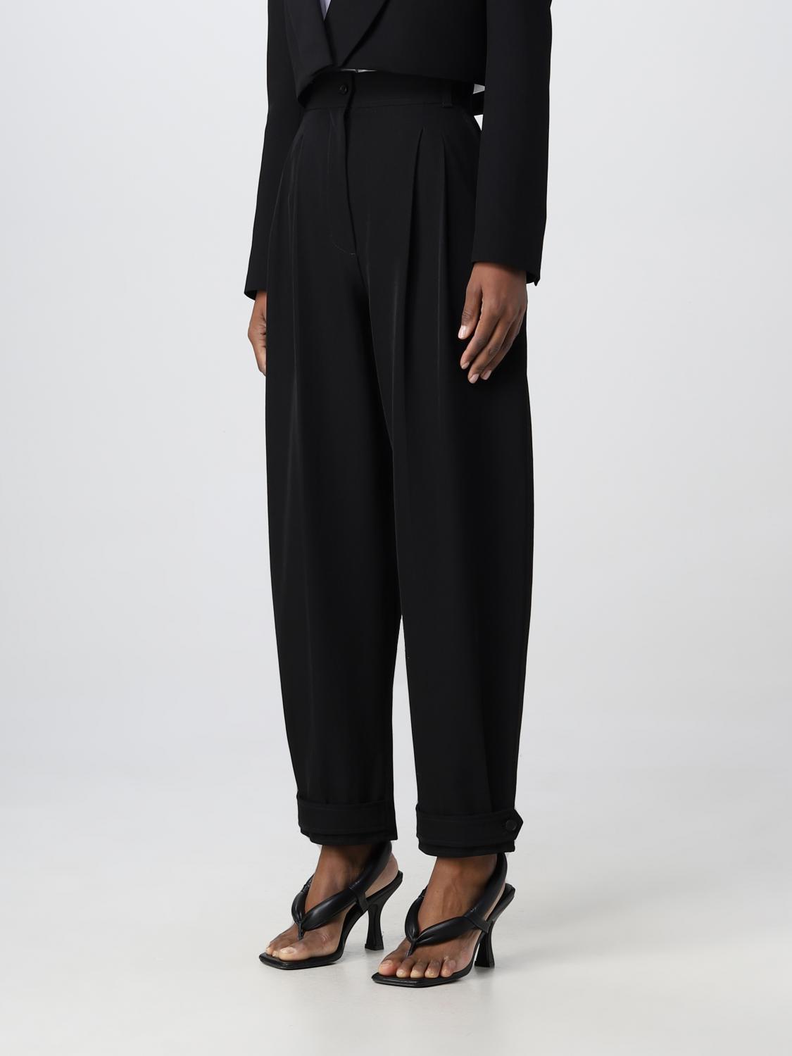 ALEXANDER MCQUEEN: Pantalón para mujer, Negro | PantalÓN Alexander Mcqueen  730067QJACF en línea en 