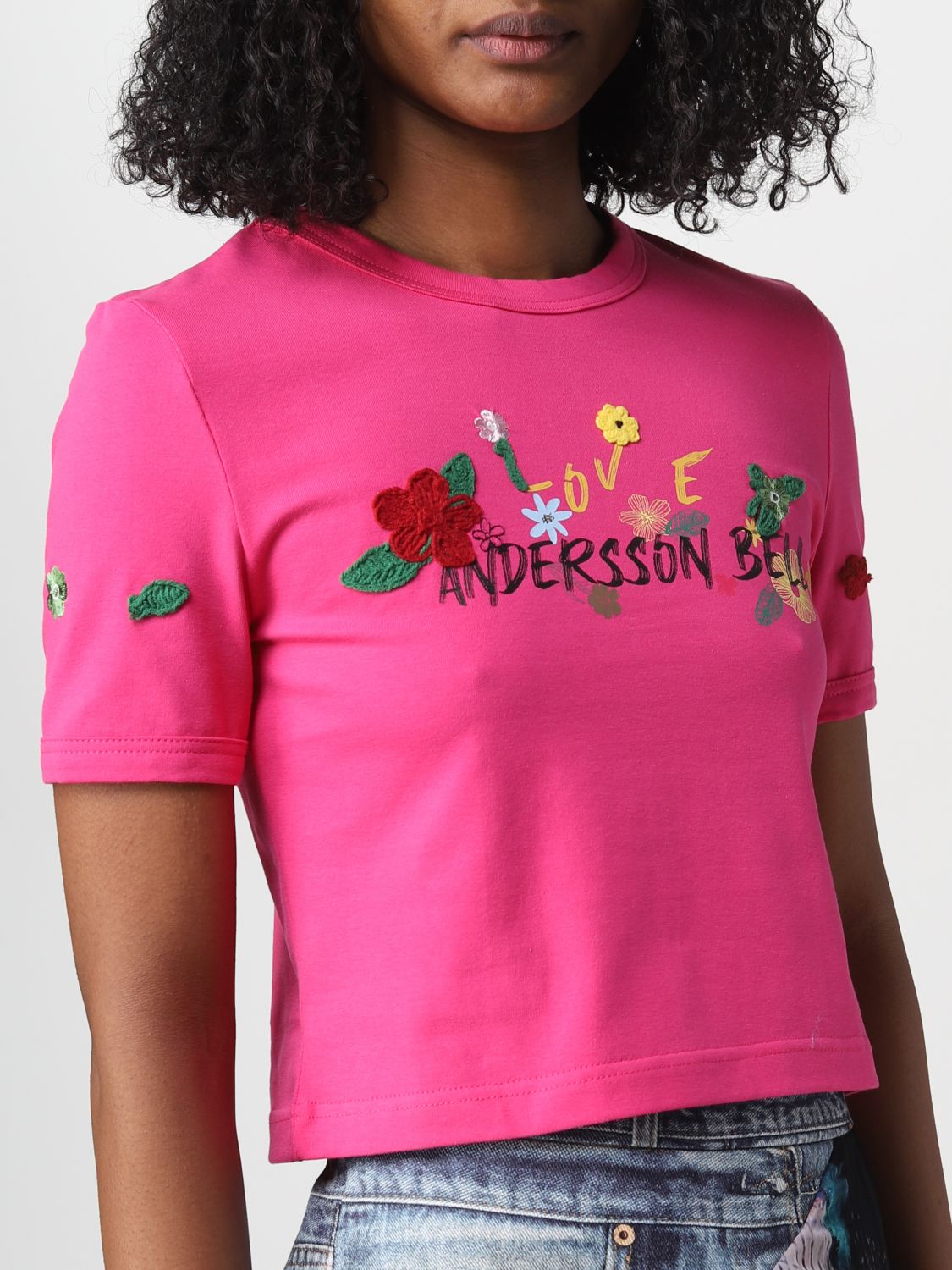 Camiseta Andersson Bell: Camiseta Andersson Bell para mujer rosa 4