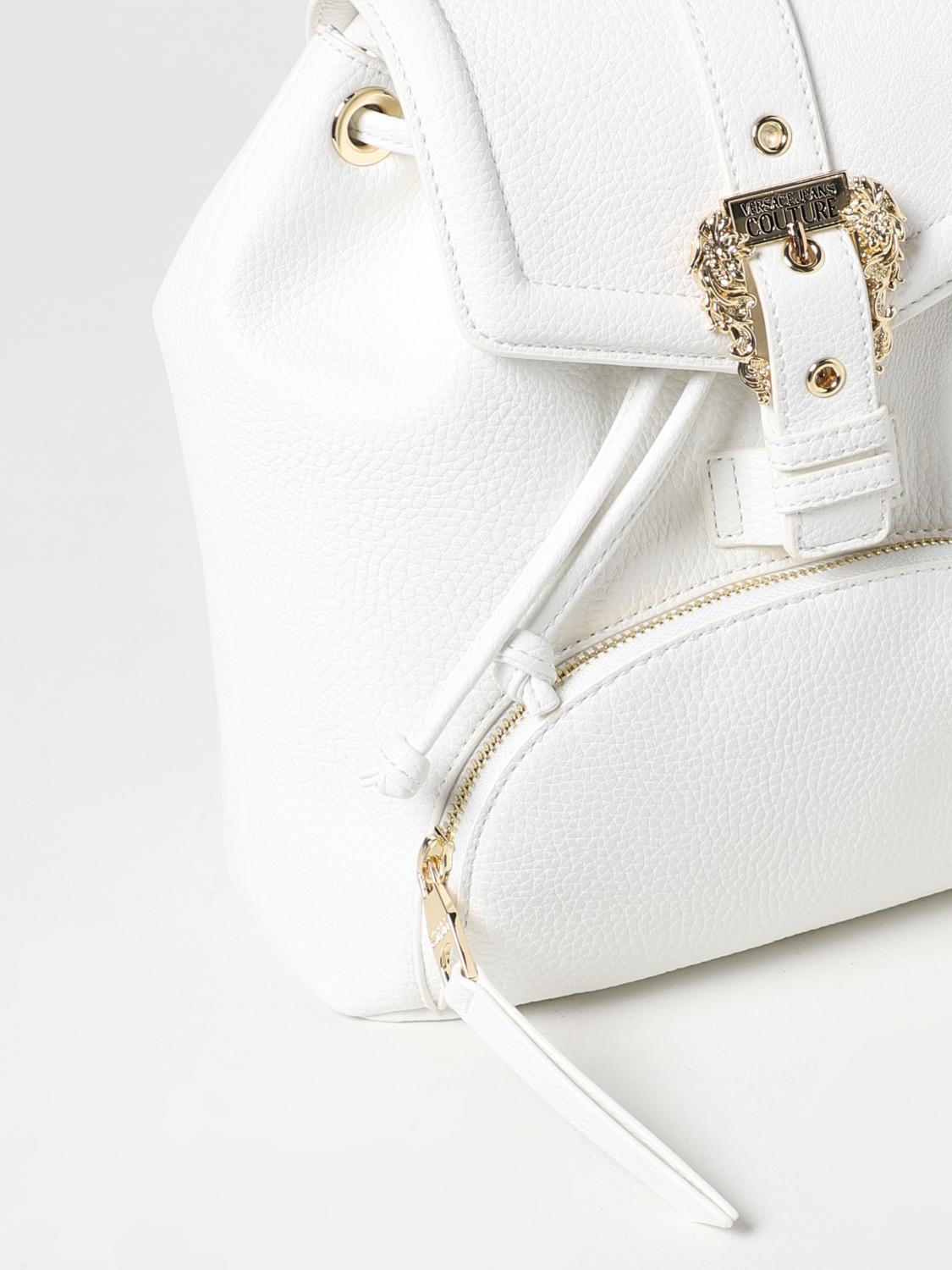 VERSACE JEANS COUTURE backpack for women White Versace Jeans