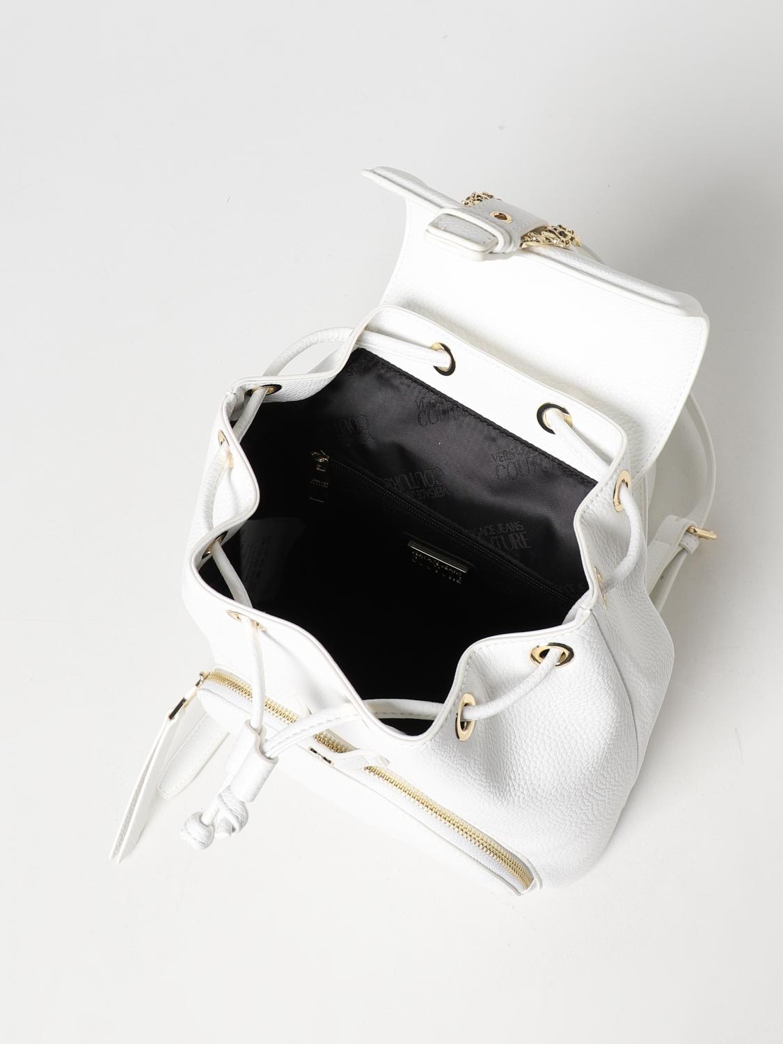 VERSACE JEANS COUTURE backpack for women White Versace Jeans