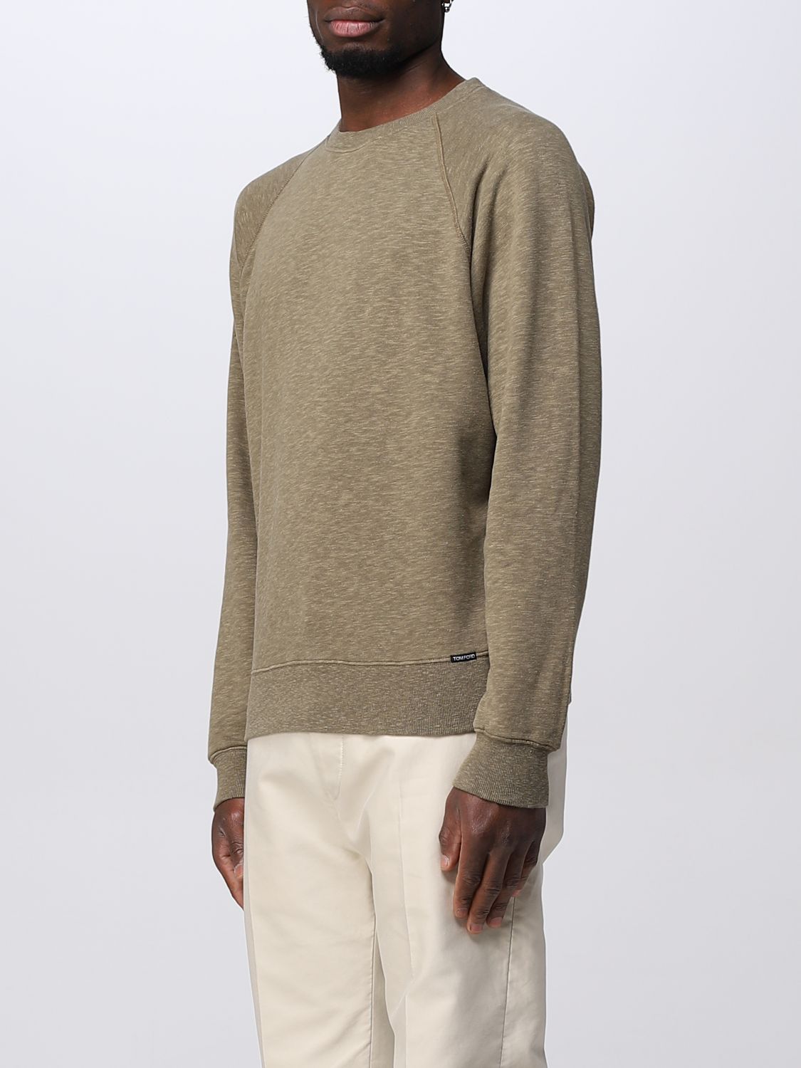 TOM FORD: sweater for man - Green | Tom Ford sweater JCL002JMC004S23 online  on 