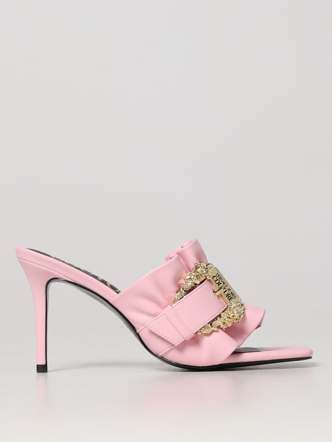 Versace Jeans Couture Heeled Sandals  Woman Color Fuchsia