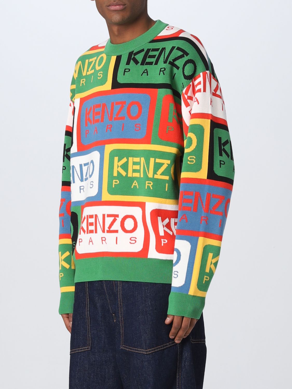 KENZO: sweater for man Red | Kenzo sweater FD55PU3593CD online on GIGLIO.COM