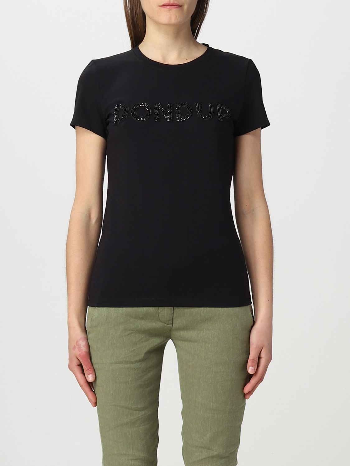 Dondup T-shirt  Damen Farbe Schwarz In Black