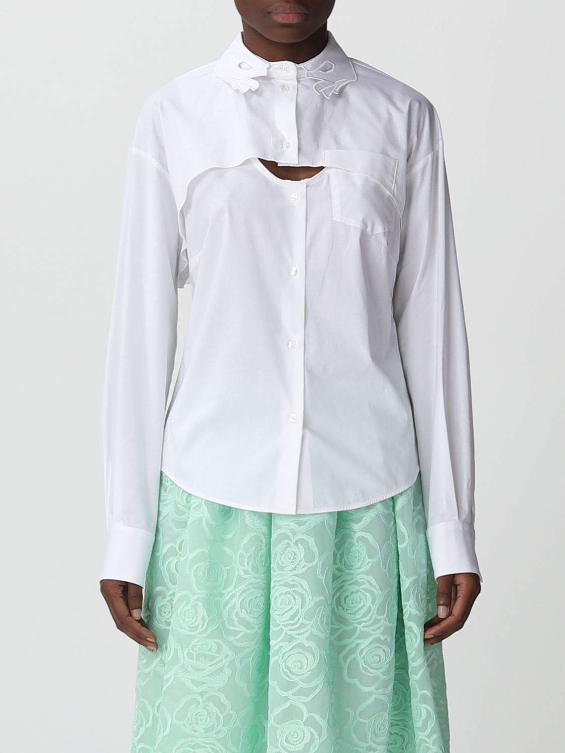 Shop Vivetta Shirt  Woman Color White