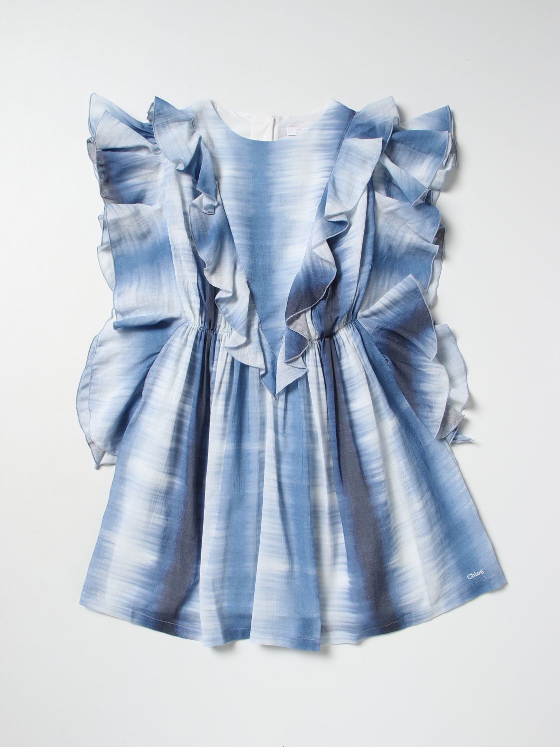 Kleid Chloé: Chloé Mädchen Kleid blau 1