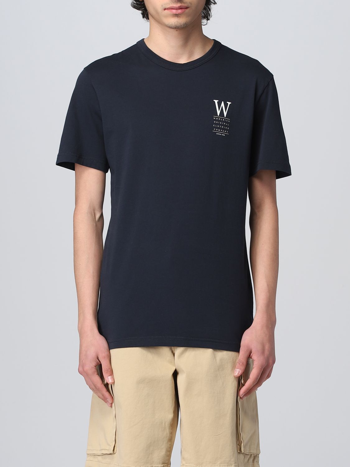 Woolrich T-shirt  Men Color Blue