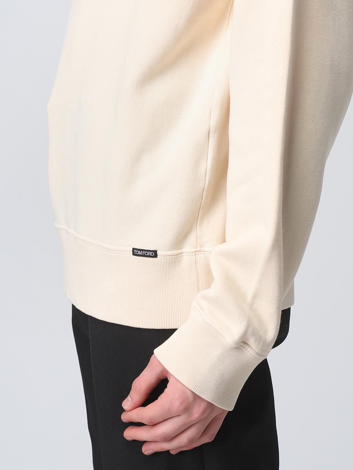 TOM FORD: sweatshirt for man - Beige | Tom Ford sweatshirt JCL001JMC006S23  online on 