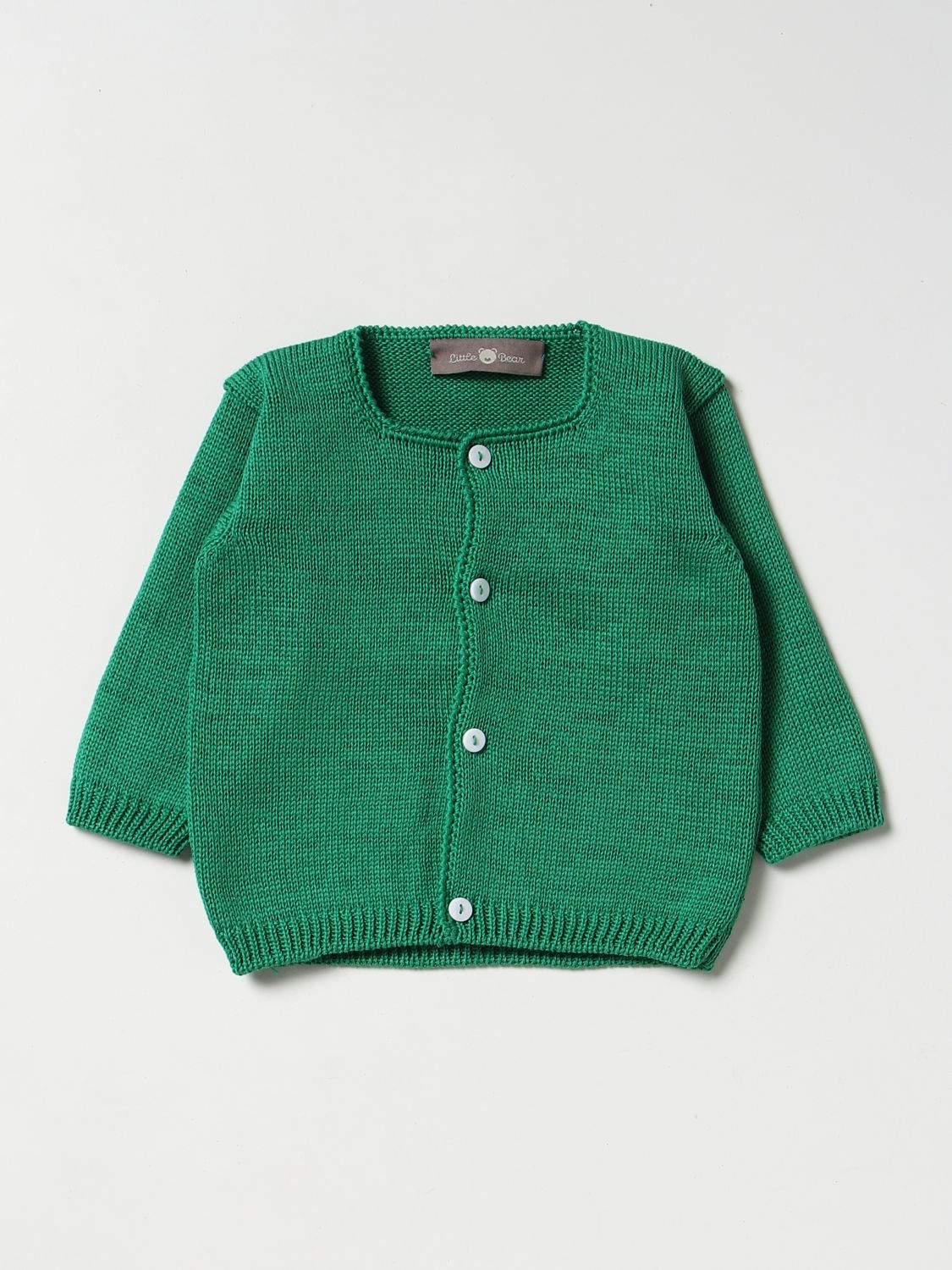 Little Bear Babies' Sweater  Kids Color Green
