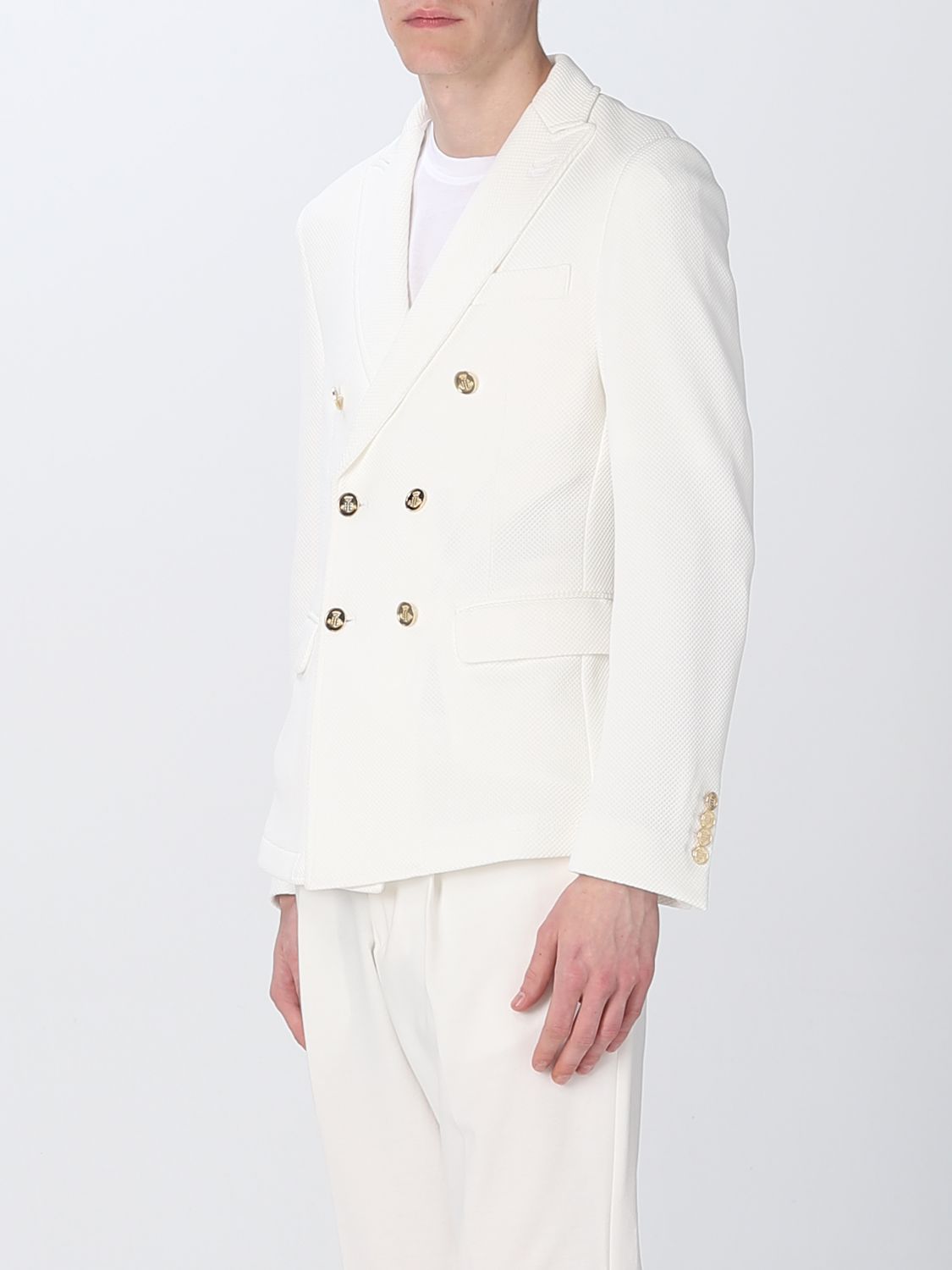 Jacket Daniele Alessandrini: Daniele Alessandrini jacket for men white 3