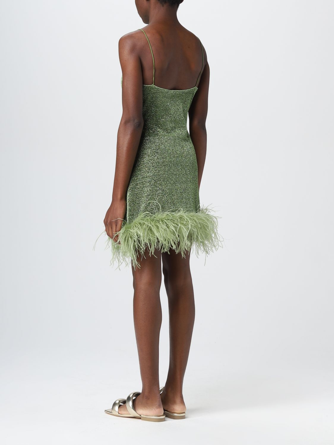OSEREE: dress for woman - Green | Oseree dress LDS238 online on GIGLIO.COM