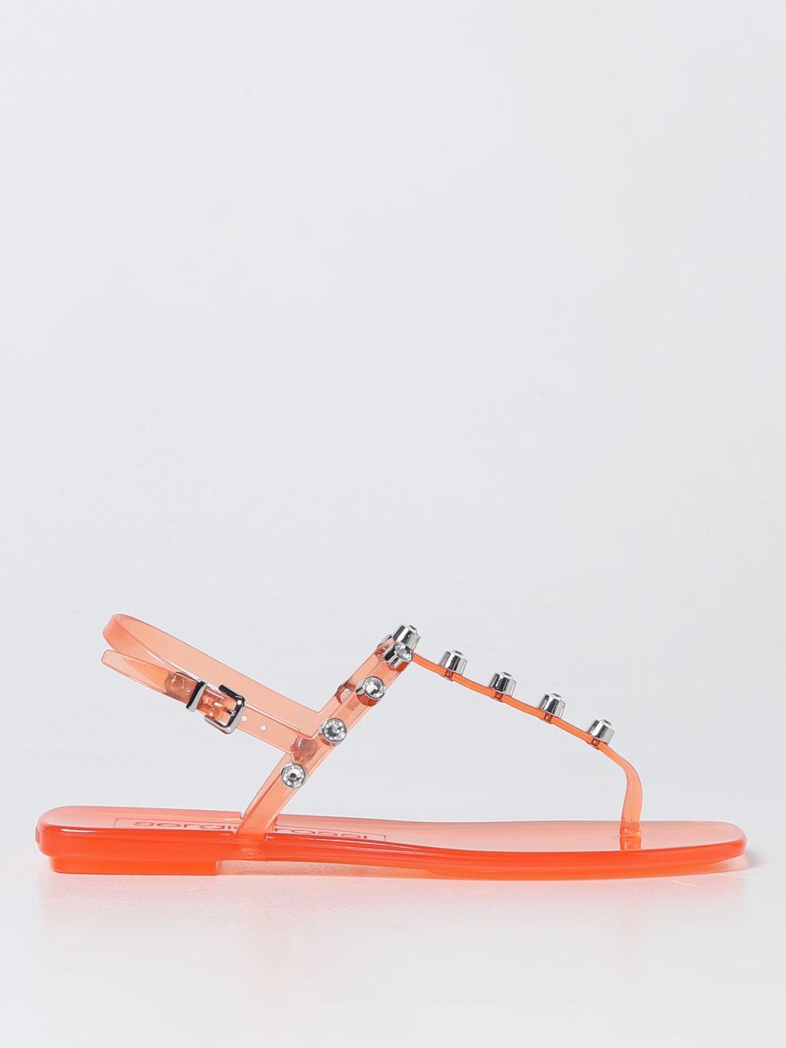 Sergio Rossi Flat Sandals  Woman Colour Orange