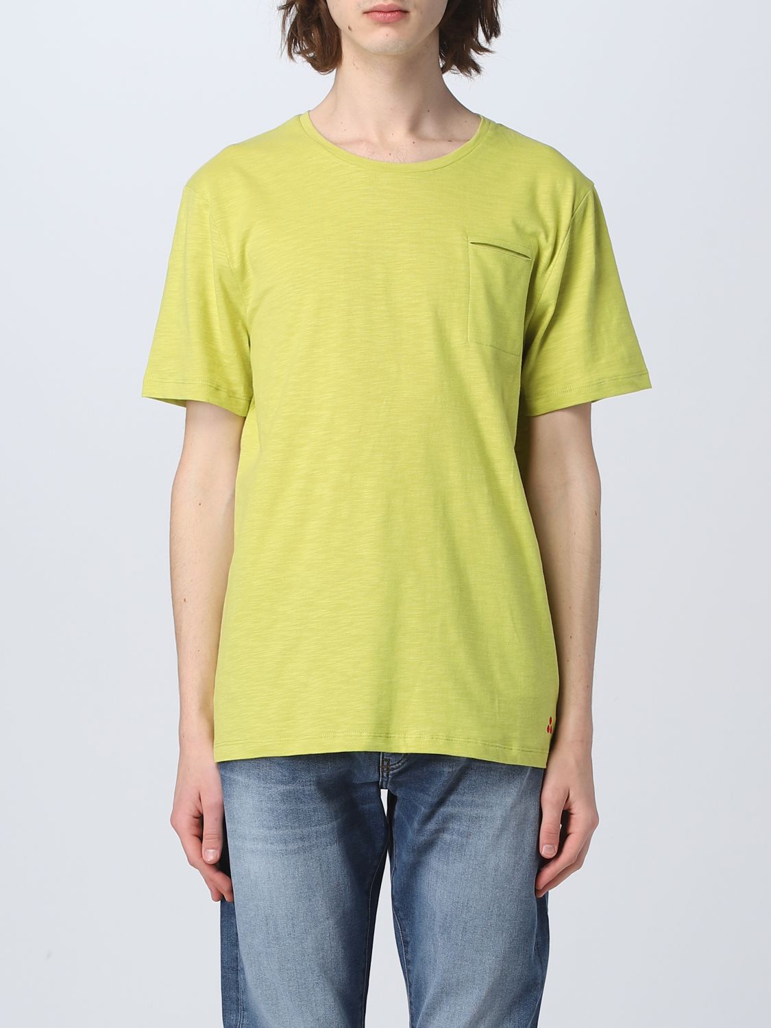t-shirt peuterey men colour lime