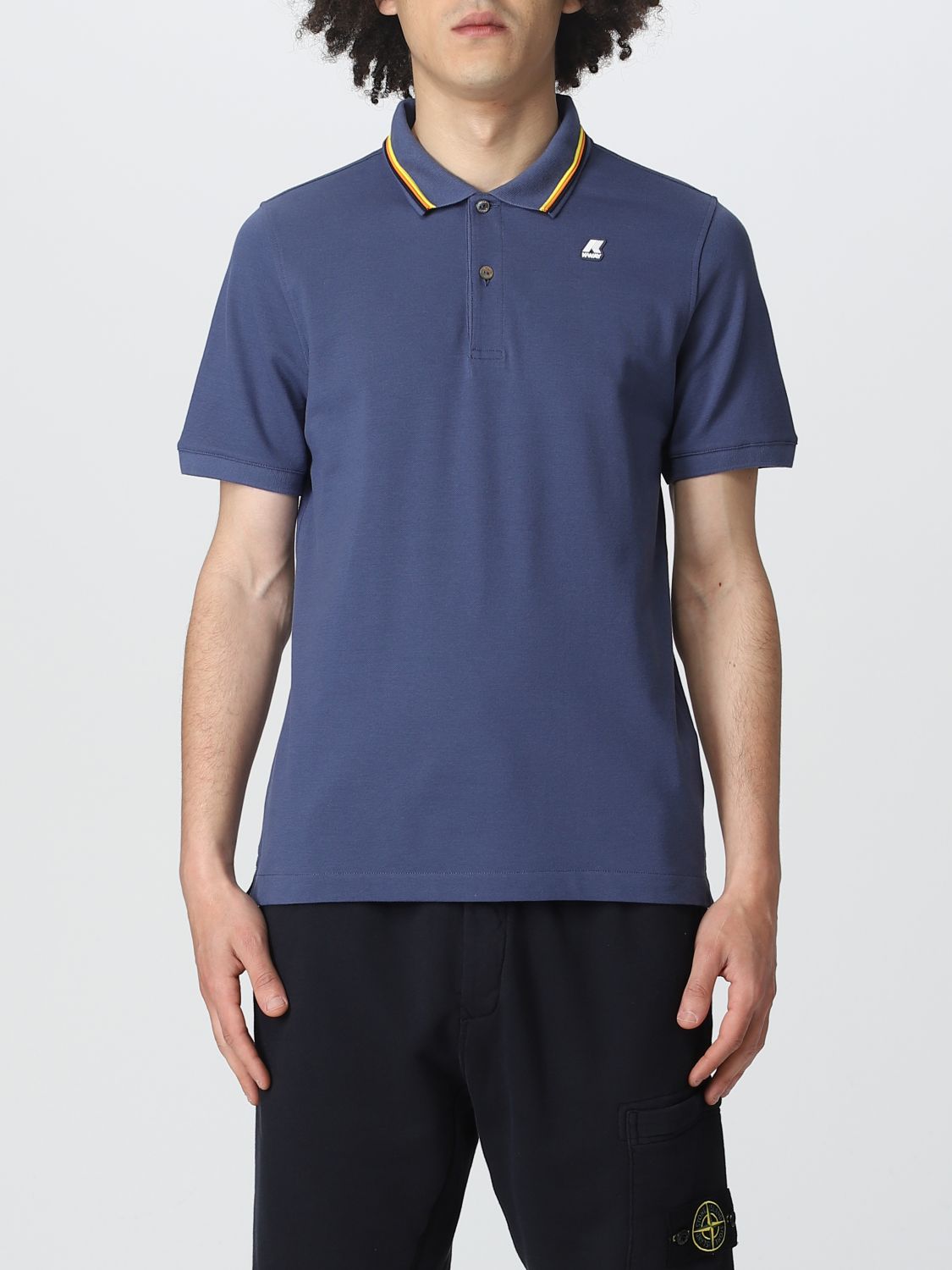 K-way Polo Shirt In Blue 1