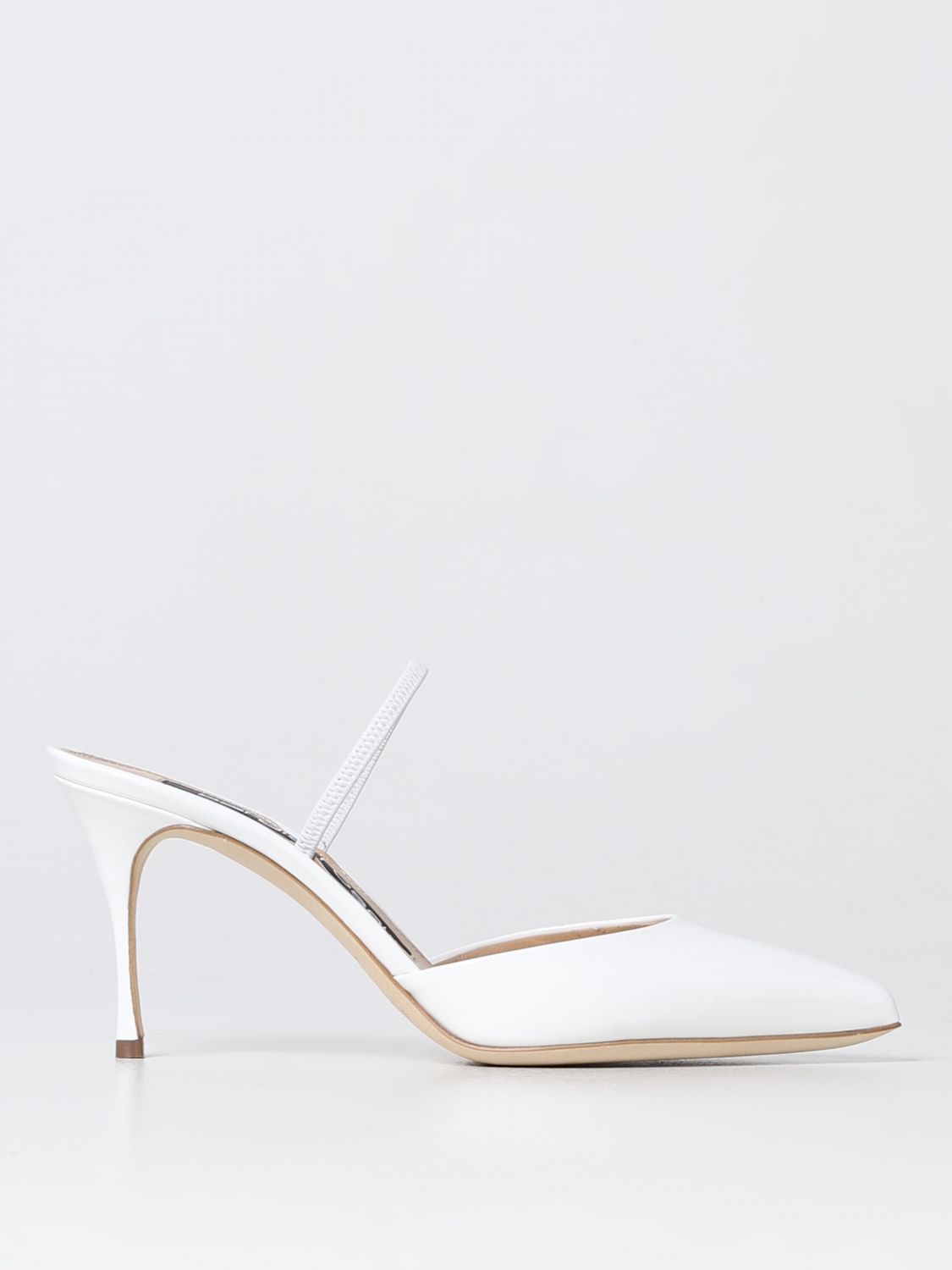 SERGIO ROSSI: high heel shoes for woman - White | Sergio Rossi high ...