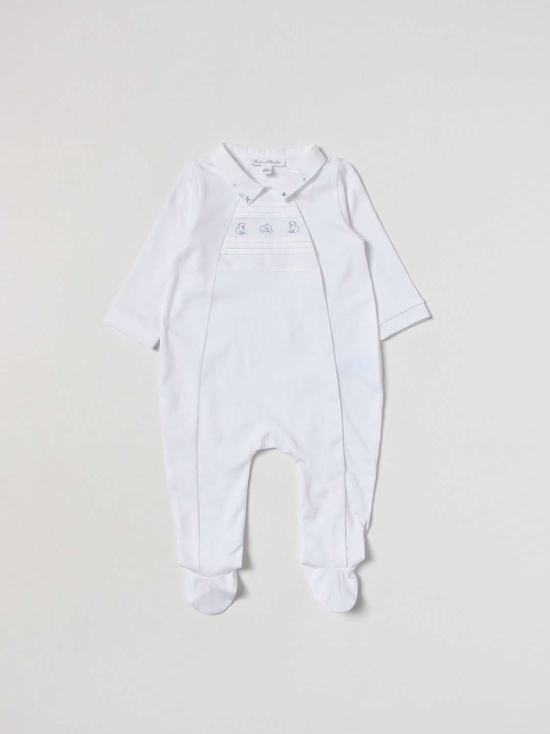 Tartine Et Chocolat Babies' Overall  Kinder Farbe Weiss In White