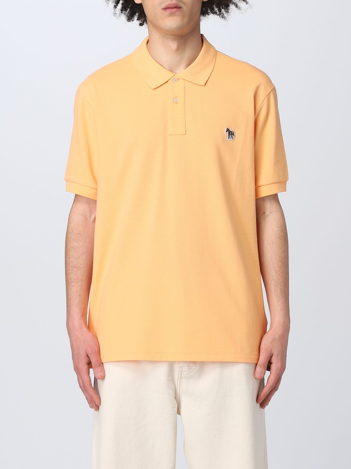 Ps By Paul Smith Polo Shirt Ps Paul Smith Men Color Orange