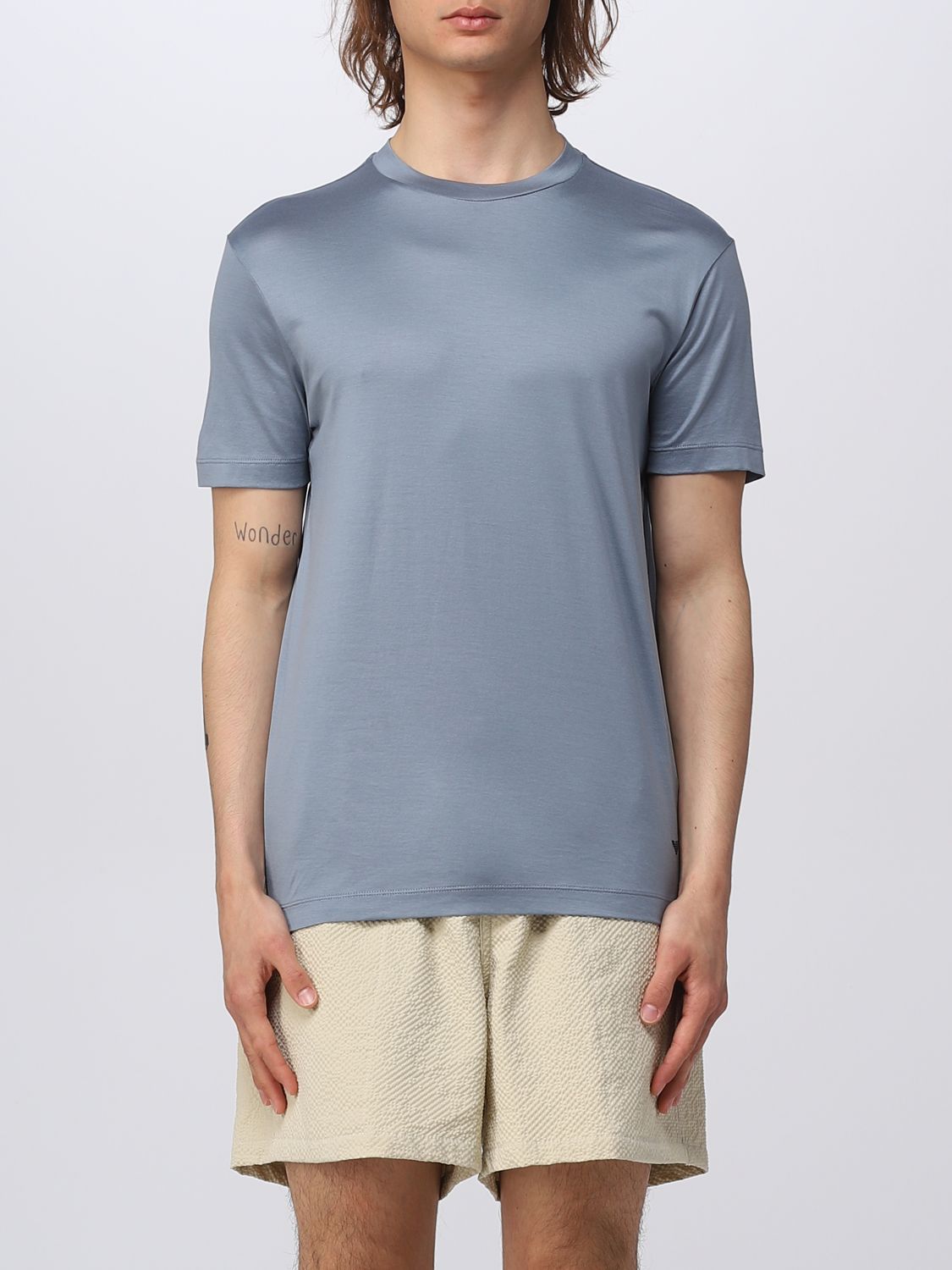 Emporio Armani T-shirt  Men Color Blue 1