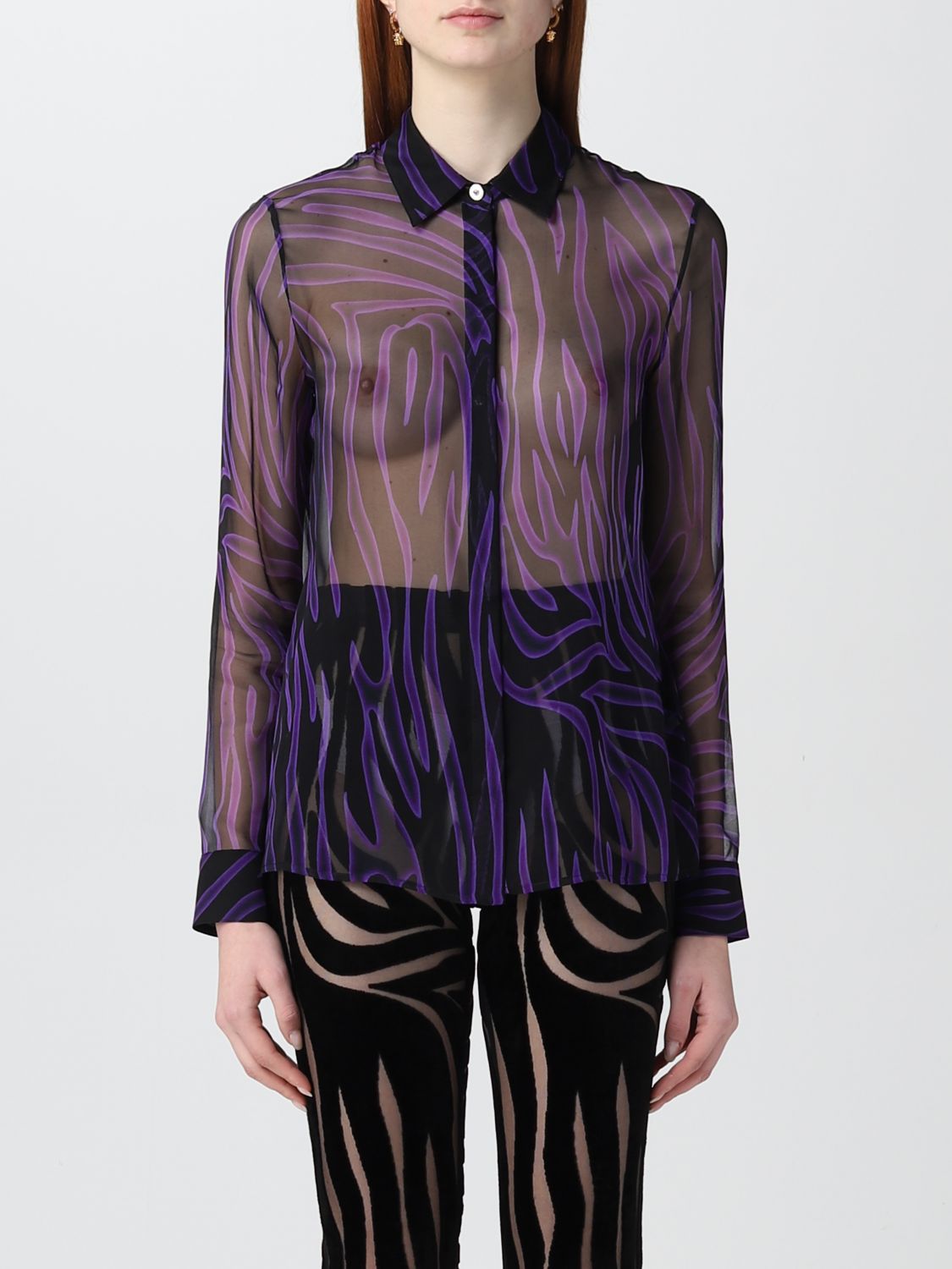 Versace Shirt  Woman Colour Violet