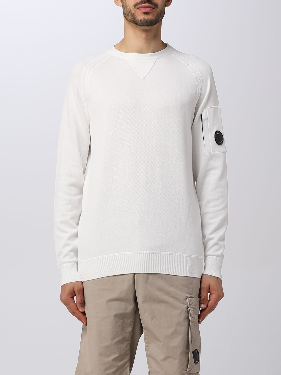 C.p. Company Sweatshirt  Herren Farbe Weiss In White