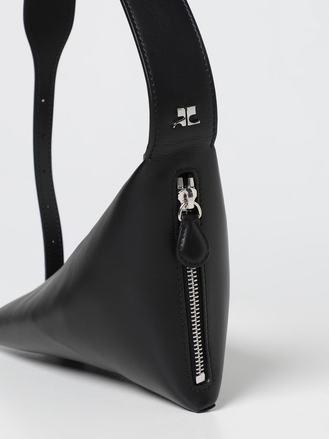 COURRÈGES: shoulder bag for woman - Black | Courrèges shoulder bag ...