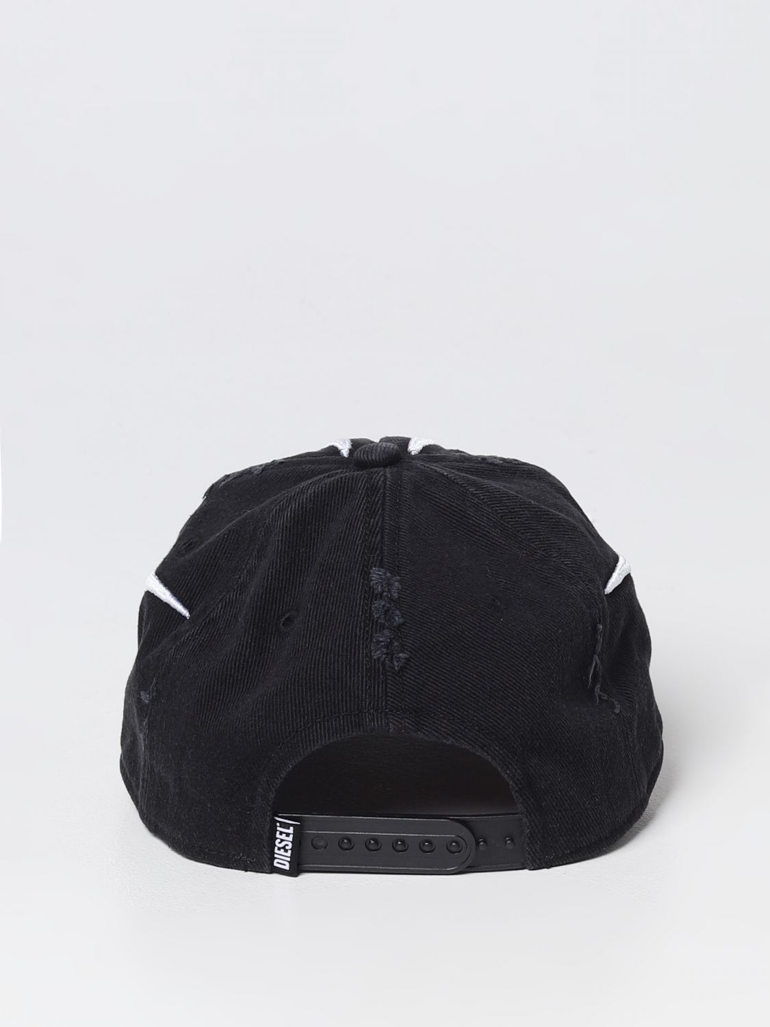 DIESEL: C-Ayrton hat in cotton - Black | Diesel hat A095700HERJ