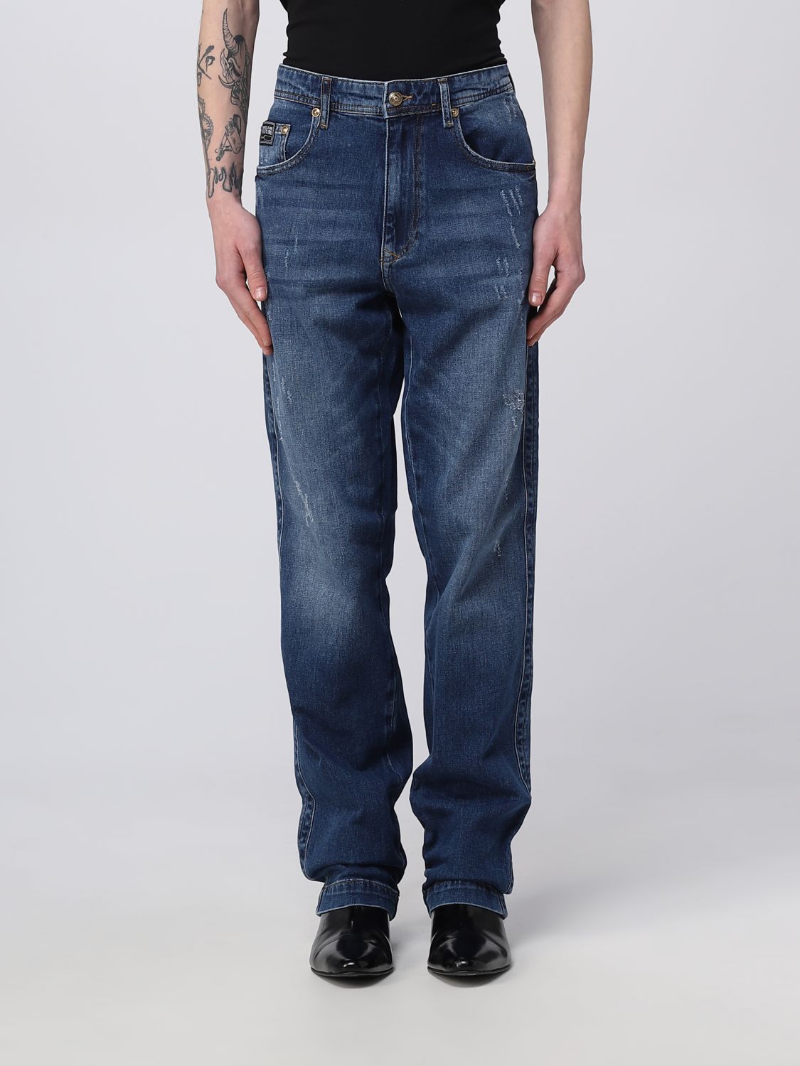 Shop Versace Jeans Couture Jeans In Denim