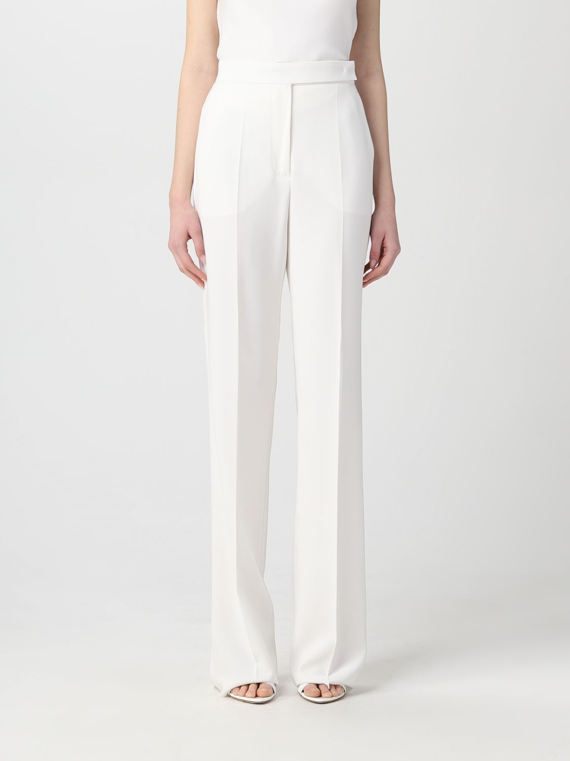 Max Mara Pants Woman Color White | ModeSens