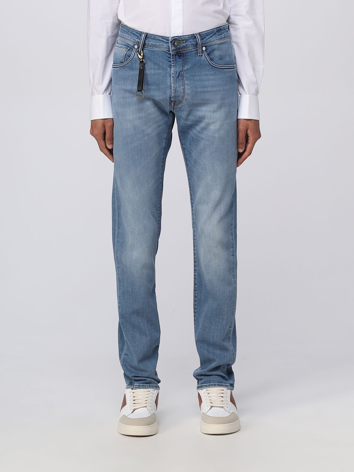 Incotex Jeans  Men Color Stone Washed