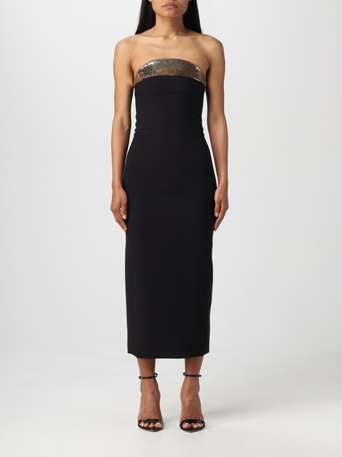 Genny Cady Dress With Sequins In Black