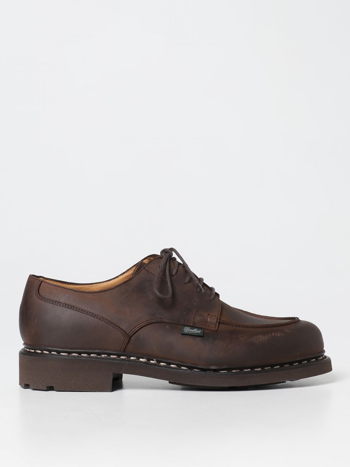 PARABOOT: brogue shoes for man - Brown | Paraboot brogue shoes 705901 ...