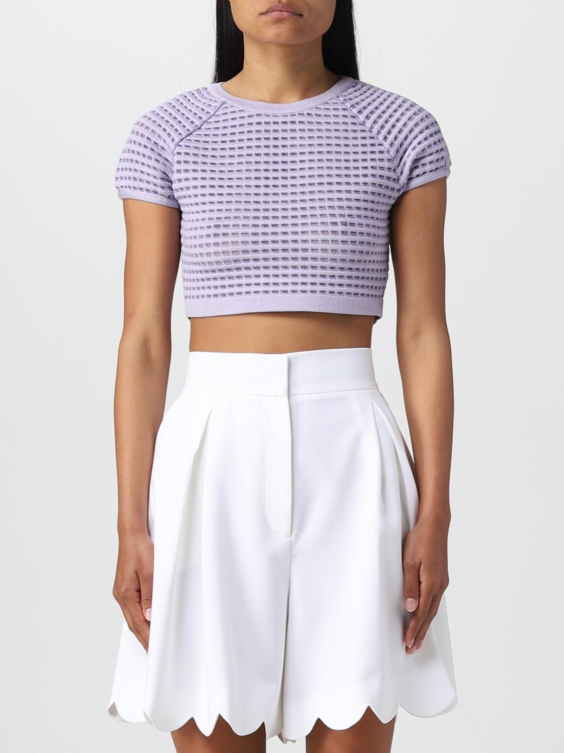 Genny Sweatshirt  Woman Color Violet