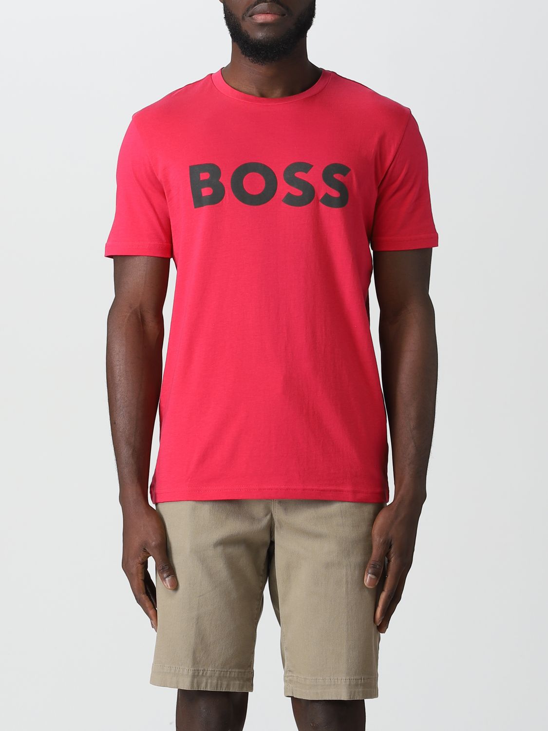 Hugo Boss T-shirt Boss Men Color Fuchsia